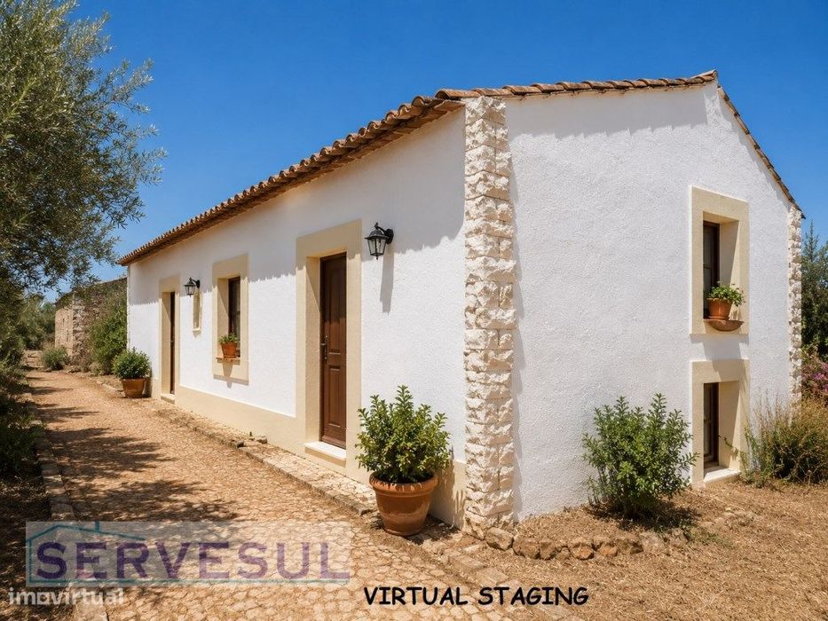 Propriedade próximo de Silves com duas casas em Pedra para reconstr...