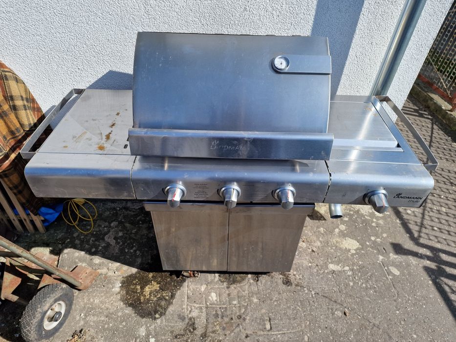 Grill gazowy Landmann Thule żeliwne ruszta