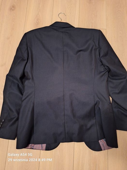 Garnitur Recman granatowy