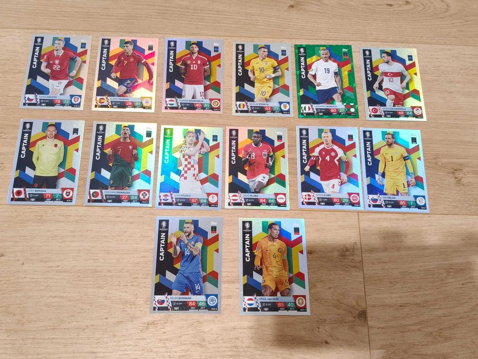 Karty piłkarskie Captain topps match attax UEFA Euro 2024