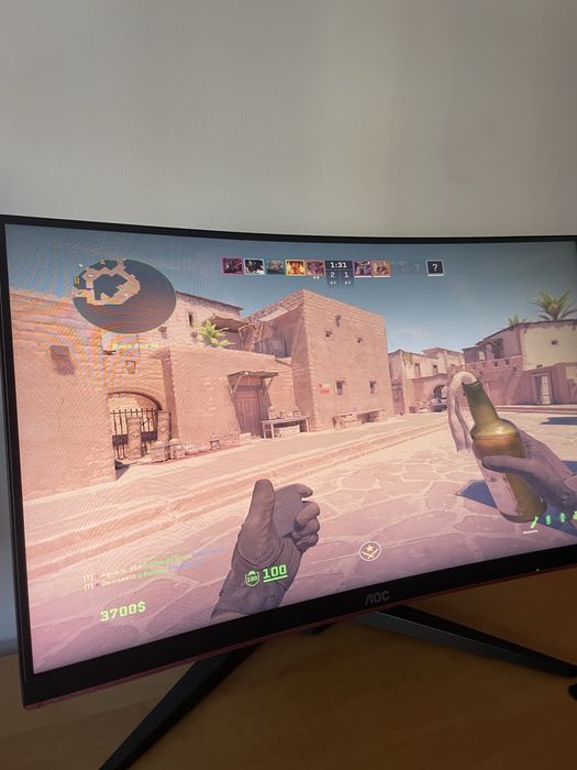 Monitor Gaming AOC Curvo | 1ms 144hz 24 Polegadas