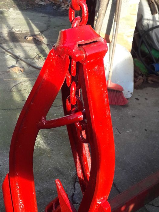 pinça\pega rolos\carregador de madeira