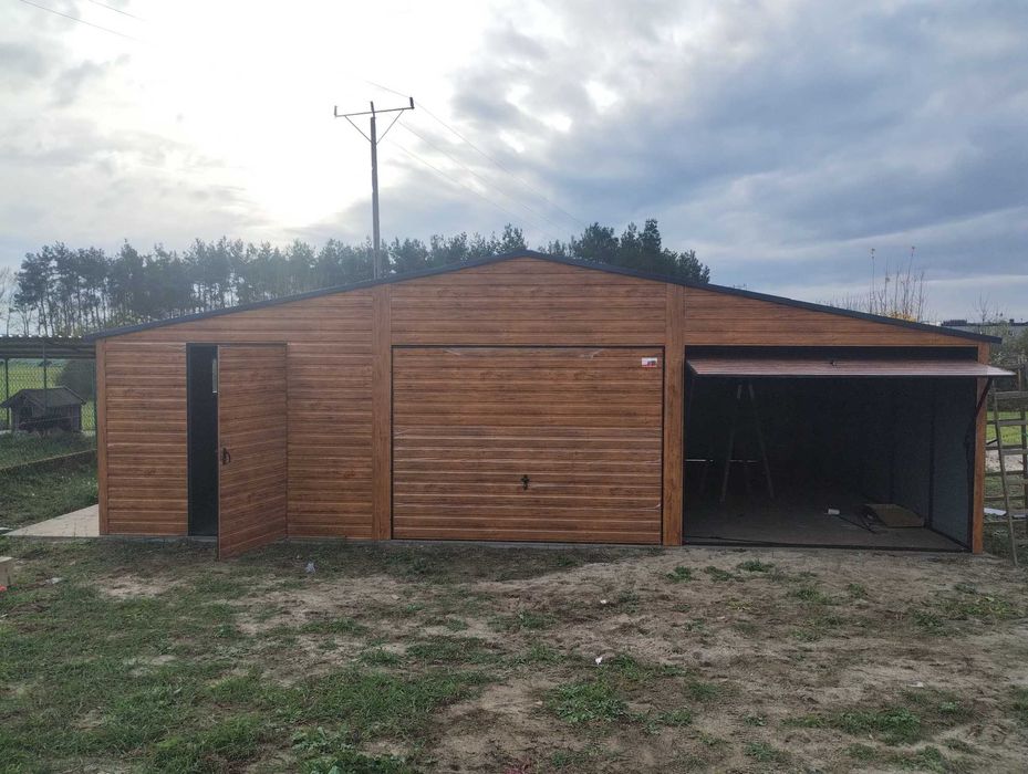 garaż 7x5 drewnopodobny, 7x6, 4x6, blaszaki, wiaty, hale