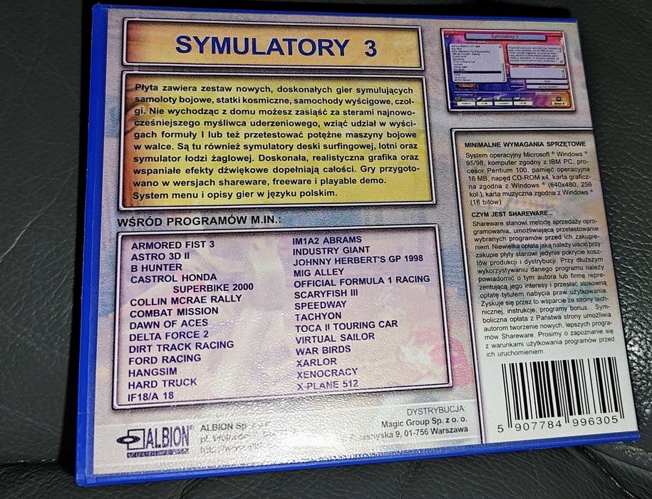 Albion stare gry na PC Windows 95/98