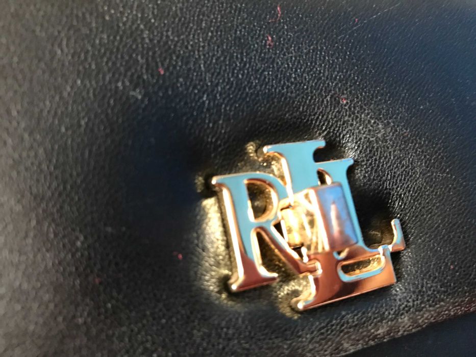 Torebka skórzana Lauren Ralph Lauren PUFD SOPHEE 22 czarna