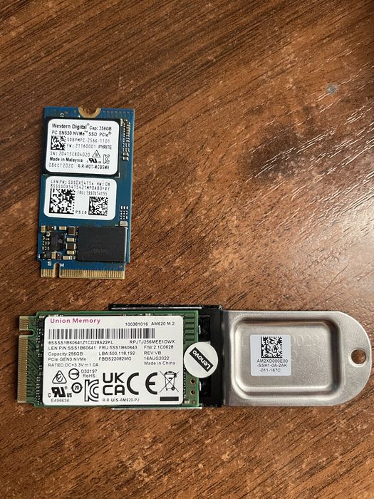 SSD 256gb NVMe gen3