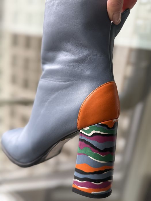 Шкіряні стильні черевички