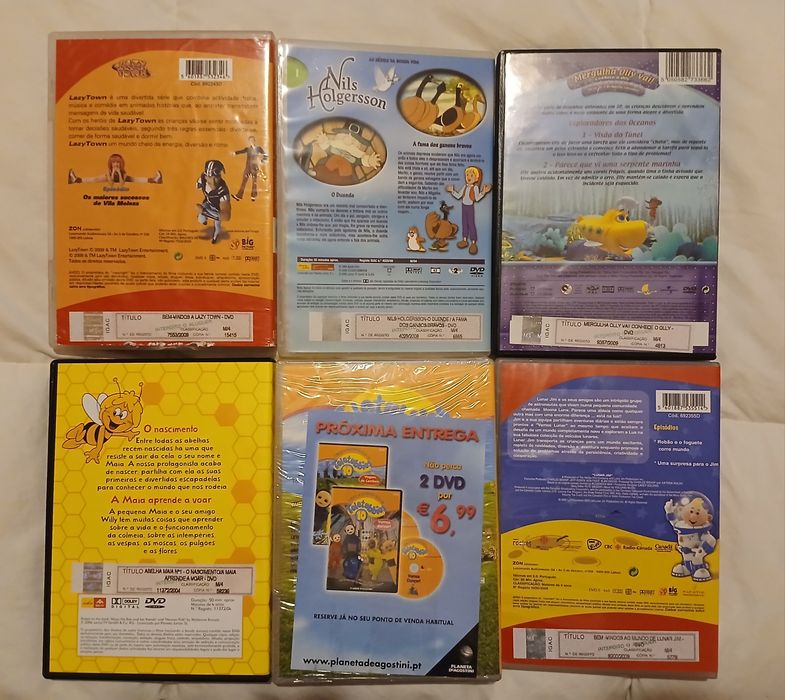 Dvds filmes infantis