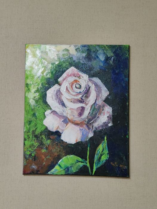 Картина на полотні ( троянда )