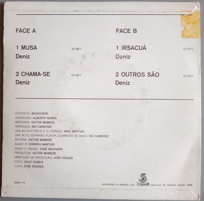 Deniz	- - - - -	Musa	- - - - -	EP