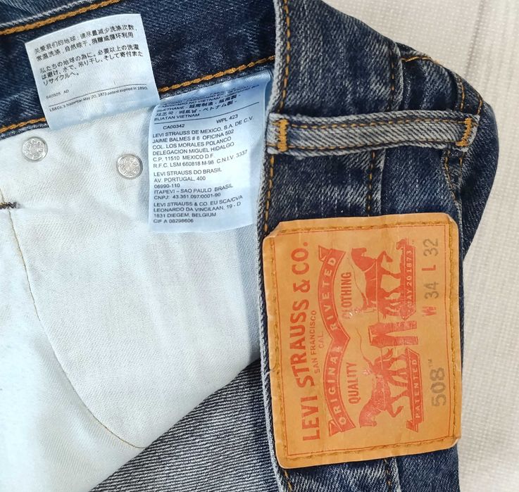 Spodnie Levis 508 W34 L32