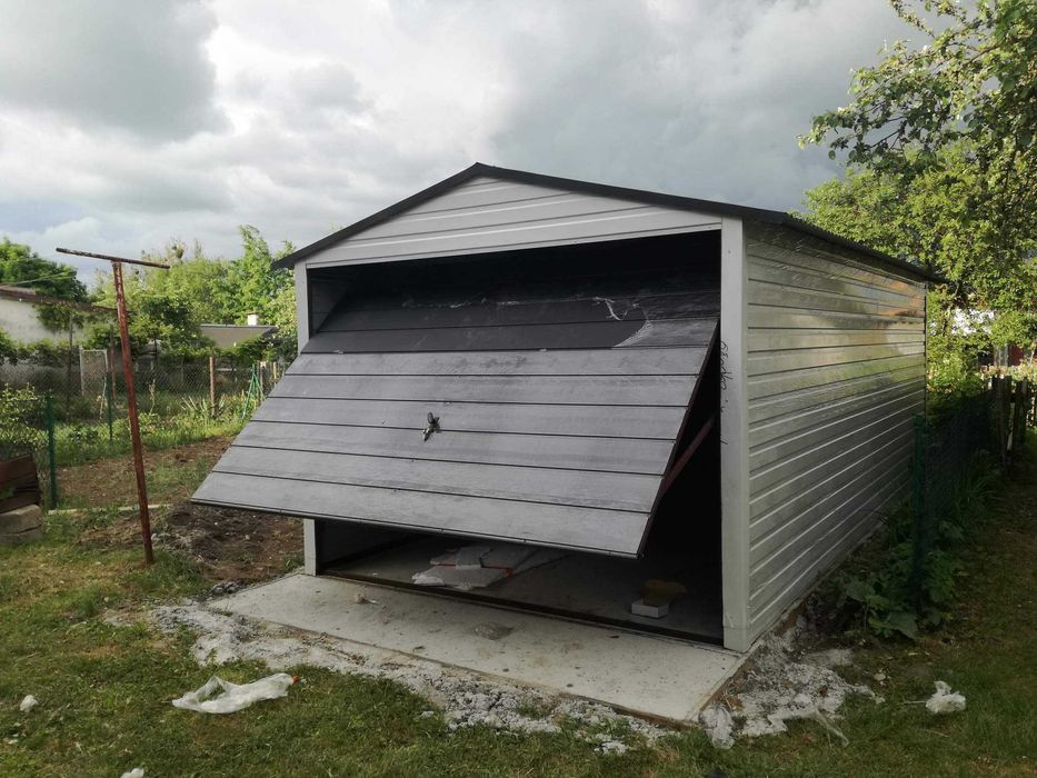 Garaż dwuspadowy 6x5,8, 6x5, 6x6, blaszaki, hale