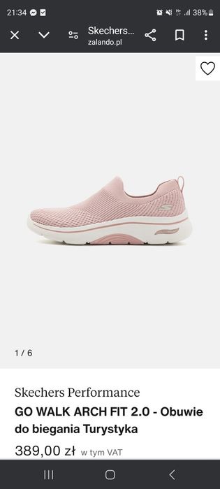 Skechers Go walk Art Fit 36 23 cm skeczers