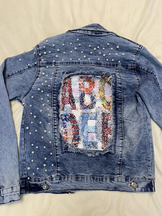 Крута джинсовка для маленької модниці