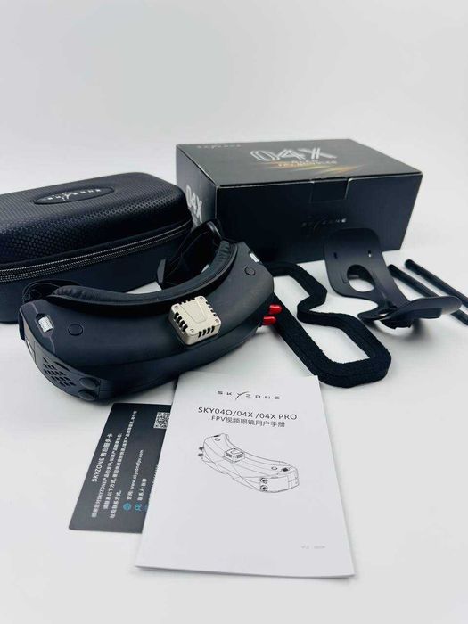 Окуляри Skyzone FPV Goggles, SKY04X Pro 5G Black, для польотів на FPV, Арт: 44307