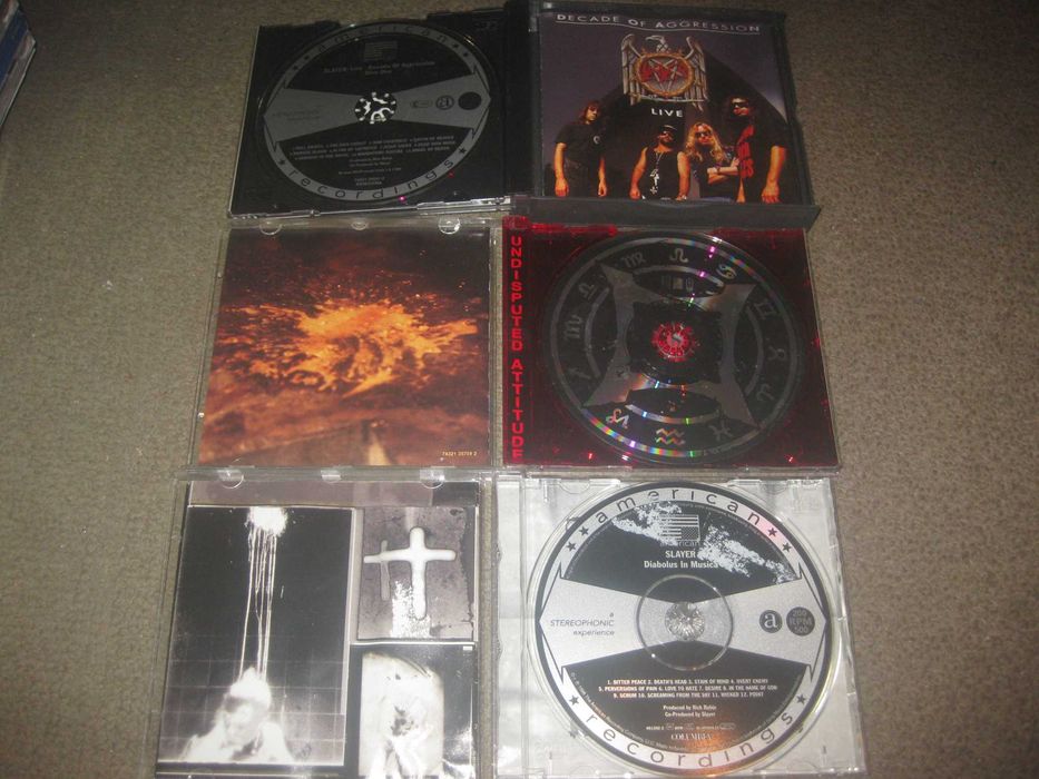3 CDs dos "Slayer"