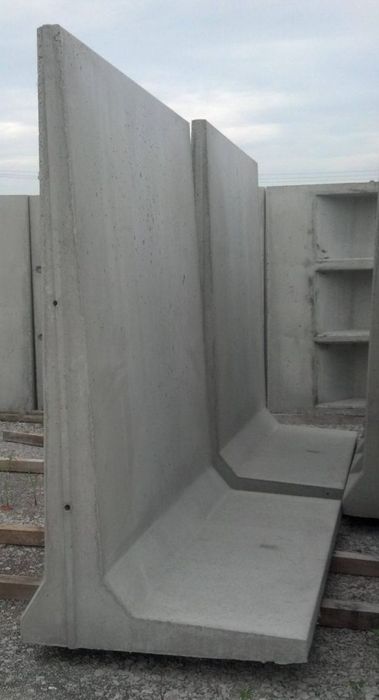 Ściana mur oporowy typ L L-ki elki teka mur oporowy 50-600cm skarpa