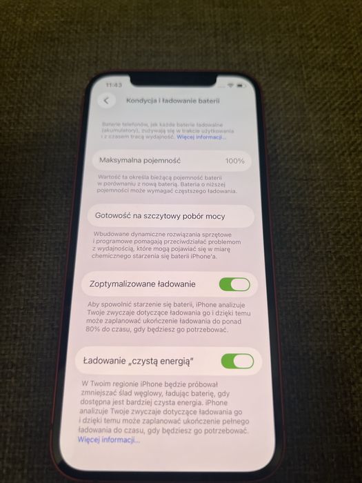 Iphone 12 128gb, 100% bateria, gwarancja