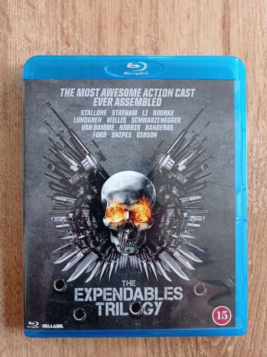 3x Blu-ray Niezniszczalni trylogia (The expendables)