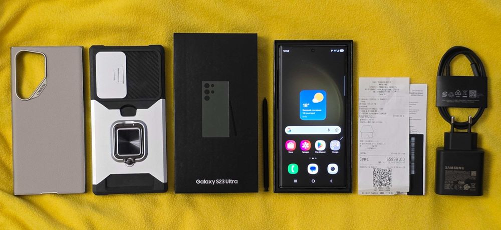 Samsung S23 Ultra 12/512. Офіційний. Повний комплект