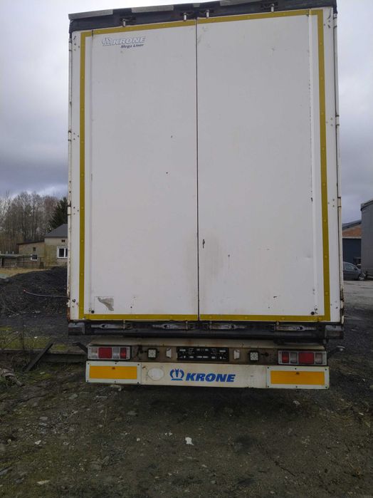 Naczepa firanka KRONE mega z podnoszoną osią!!