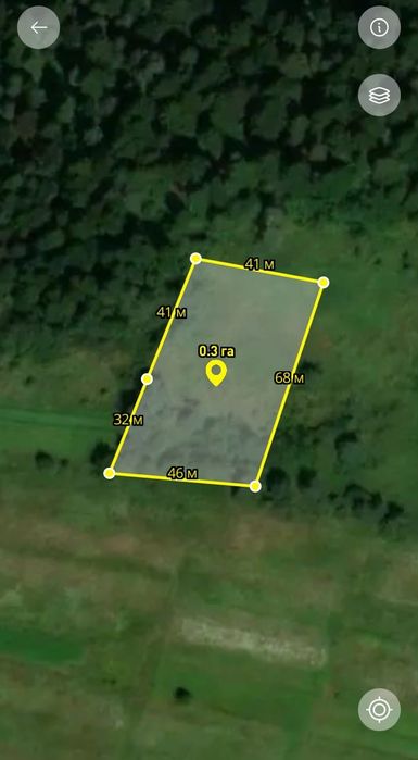 Земельна ділянка ОСГ 0,30 га, тиха локація біля міста