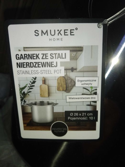 Garnki smuke 6 l 8 i 10 litra