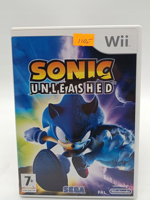 sonic unleashed nintendo wii pudełkowa
