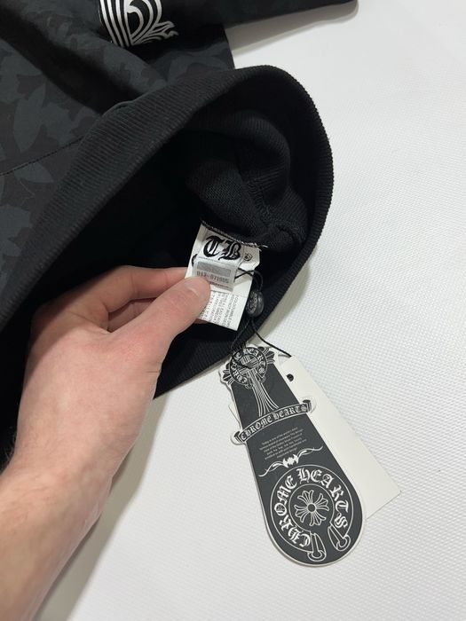 зип худи Chrome Hearts zip-hoodie monogram black