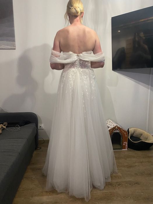 Suknia ślubna na wysoką dziewczynę