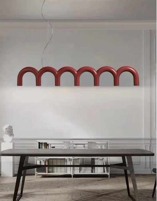 Lampa Wisząca Styl Arch Design LED Macaron 125cm