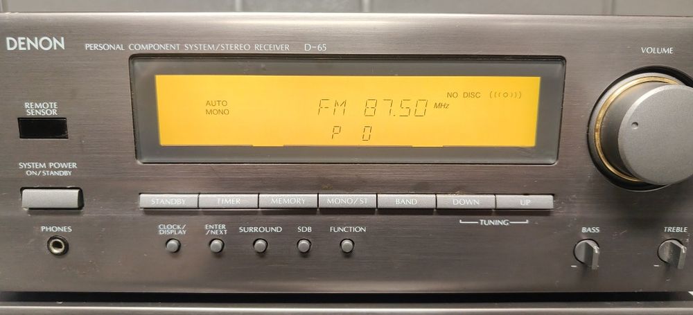 Wieża DENON D-65. Po serwisie