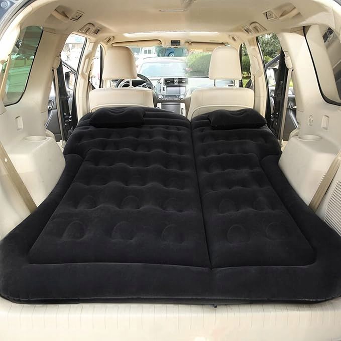 materac dwuosobowy samochodowy dmuchany z pompką 170x130cm kemping