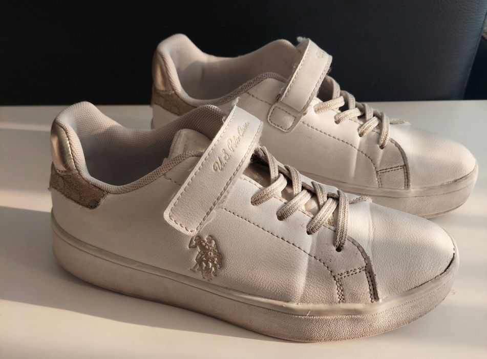 Sapatilhas brancas da US Polo Assn