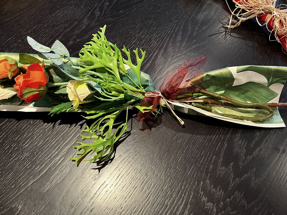 Arranjo de flores nao naturrais