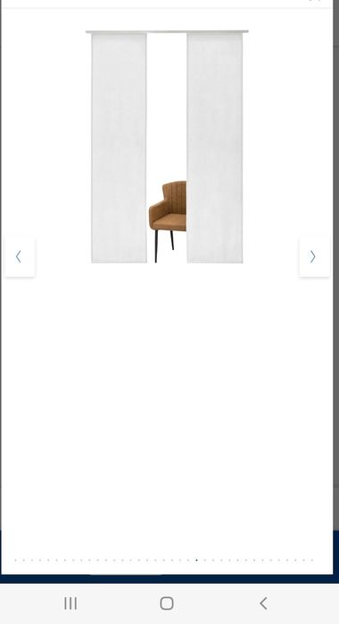 Zasłony panelowe białe