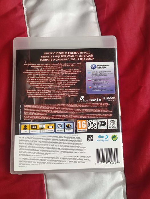 White Knight Chronicles II para PlayStation 3, edição PAL.
