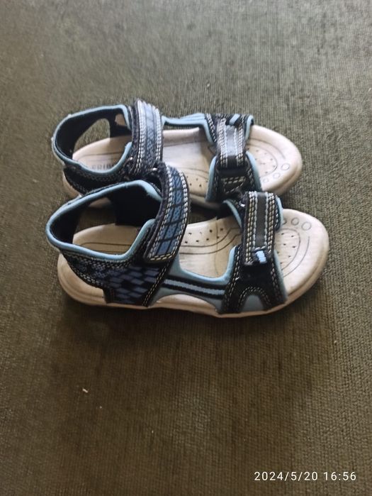 Кожаные сандалии,18 см стелька.