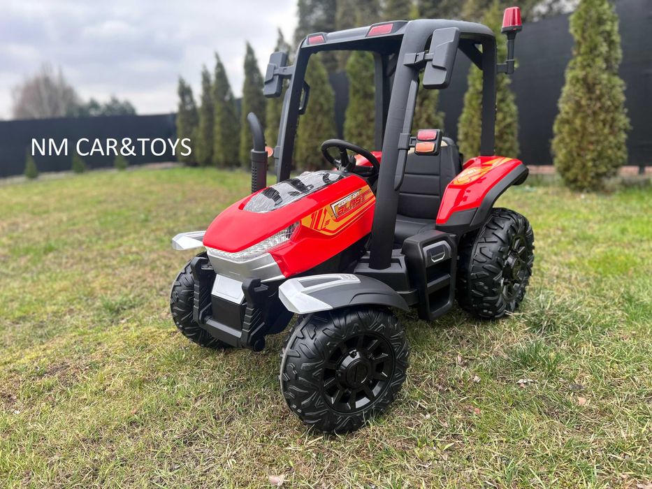 Traktor z Przyczepką 400W 24V AUTO Ciągnik Pojazd na akumulator Blast dla dzieci samochód elektryczny