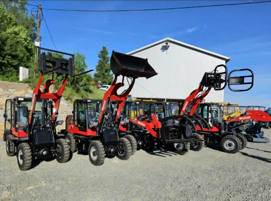 Ładowarka przegubowa  KRÜGER JCA  4x4 ,2.2 tony.  nowa HYDROSTAT  W-wa. Raty