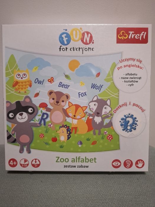 Gra Zoo Alfabet Trefl nauka angielskiego edukacyjna