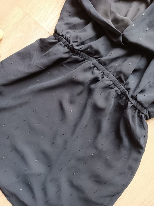 Sukienka damska elegancka zwiewna wiosna lato 36S MANGO wesele komunia