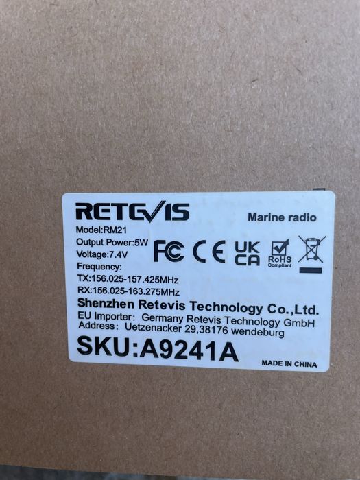 Морская рация Retevis RM-21