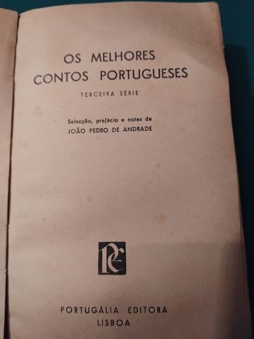 Livro “Os Melhores Contos Portugueses”
