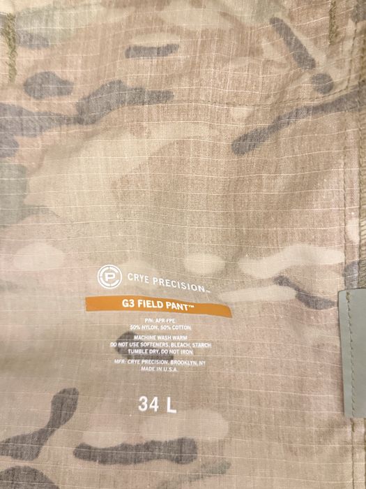 Продам штані Crye Precision G3 Field Pant Multicam 34L Original