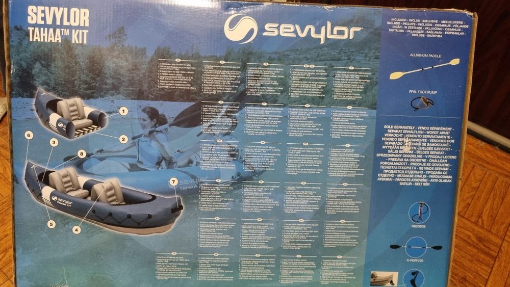 Kayak Insuflável Sevylor Tahaa Kit (Novo, caixa selada)