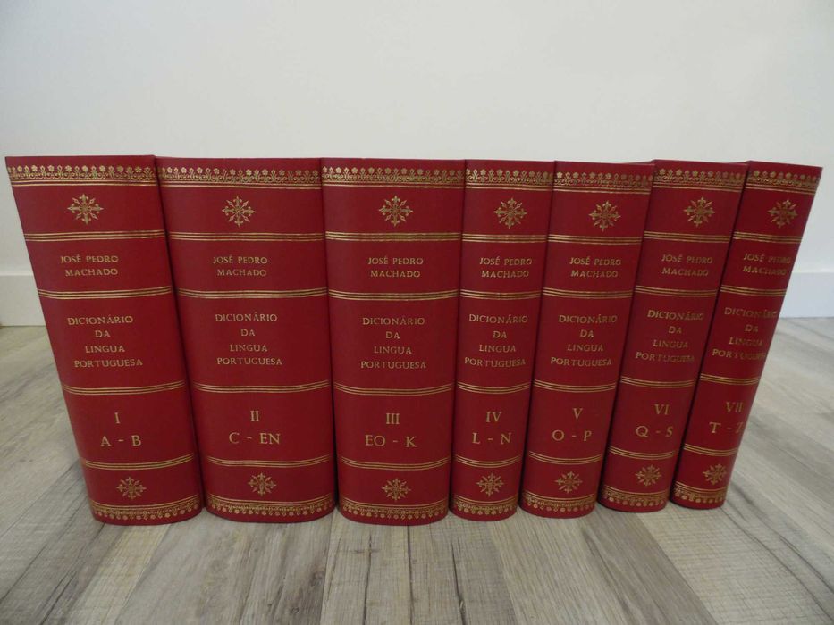 Dicionário da Língua Portuguesa - José Pedro Machado - 7 Vols.