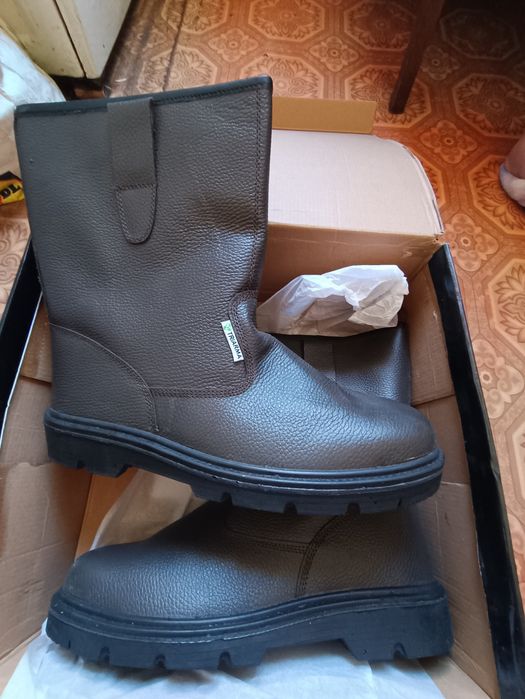 Сапоги рабочие кожаные 51-52 размер