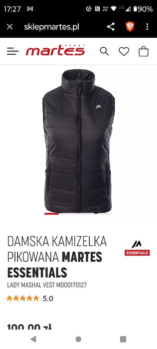 Damska kamizelka pikowana Martes Essentials