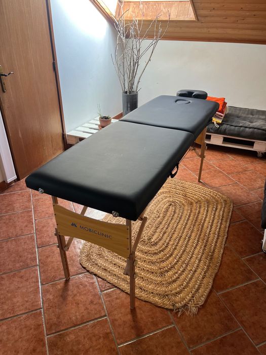 Mesa de massagem portátil dobrável 186x60